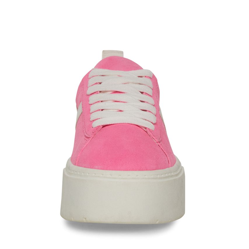 Zapatos Plataforma Steve Madden Rorri Gamuza Mujer Rosas | ES DV6S98